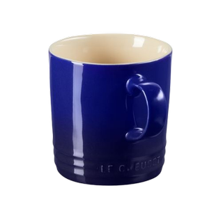 Le Creuset navy blue stoneware mug