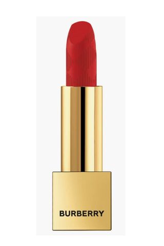 Burberry red lipstick