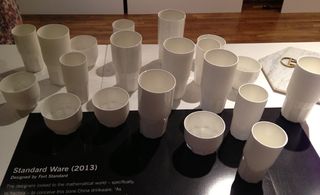 White ceramic mugs & cups