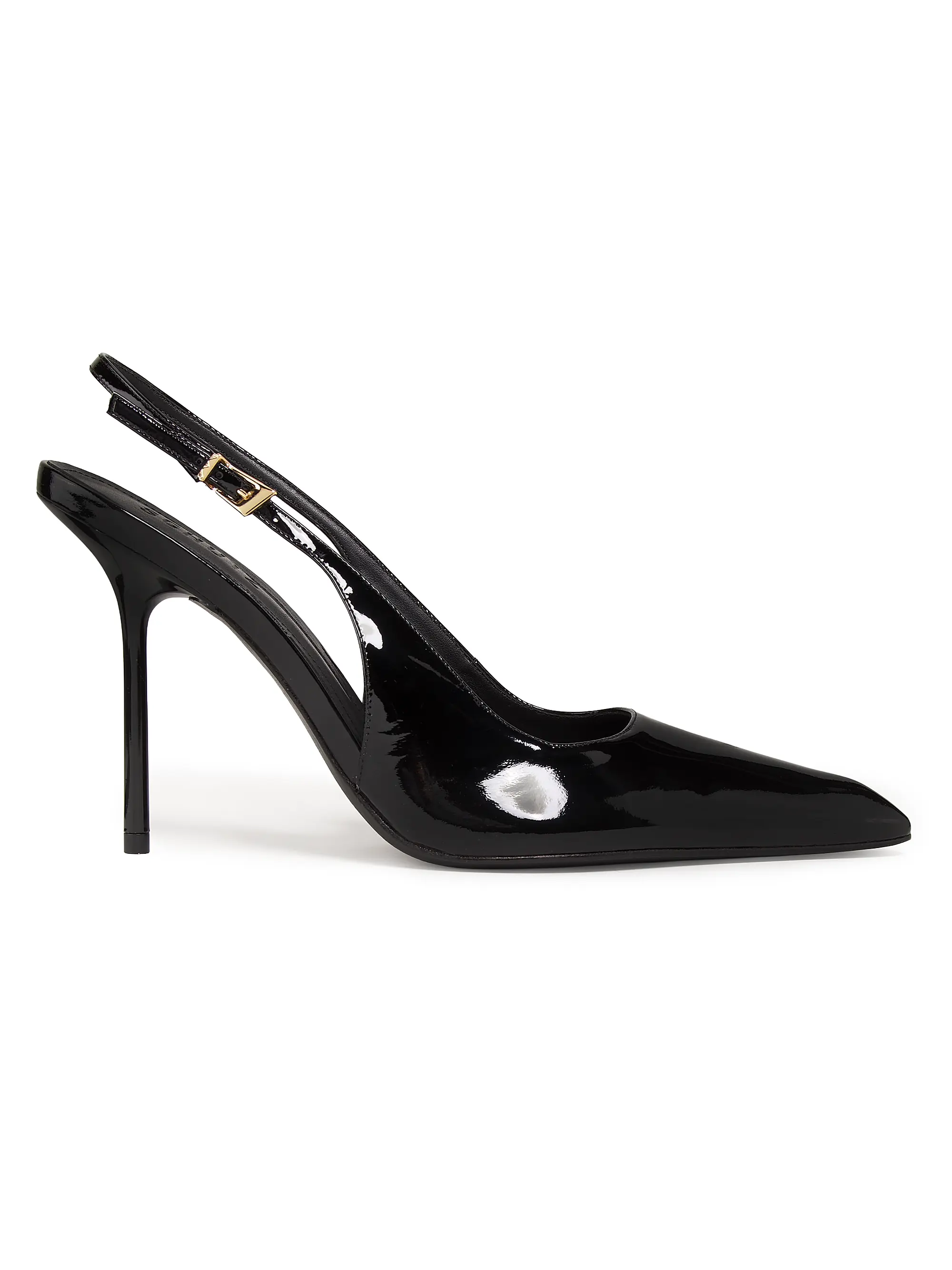 Leona 115mm Patent Leather Slingback Pumps