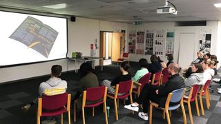 Kieron Lewis's talk to university students