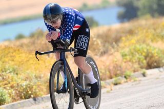 Redlands Bicycle Classic: Emily Ehrlich and Eric Brunner win opening time trials at Lake Perris and claim first leaders' jerseys