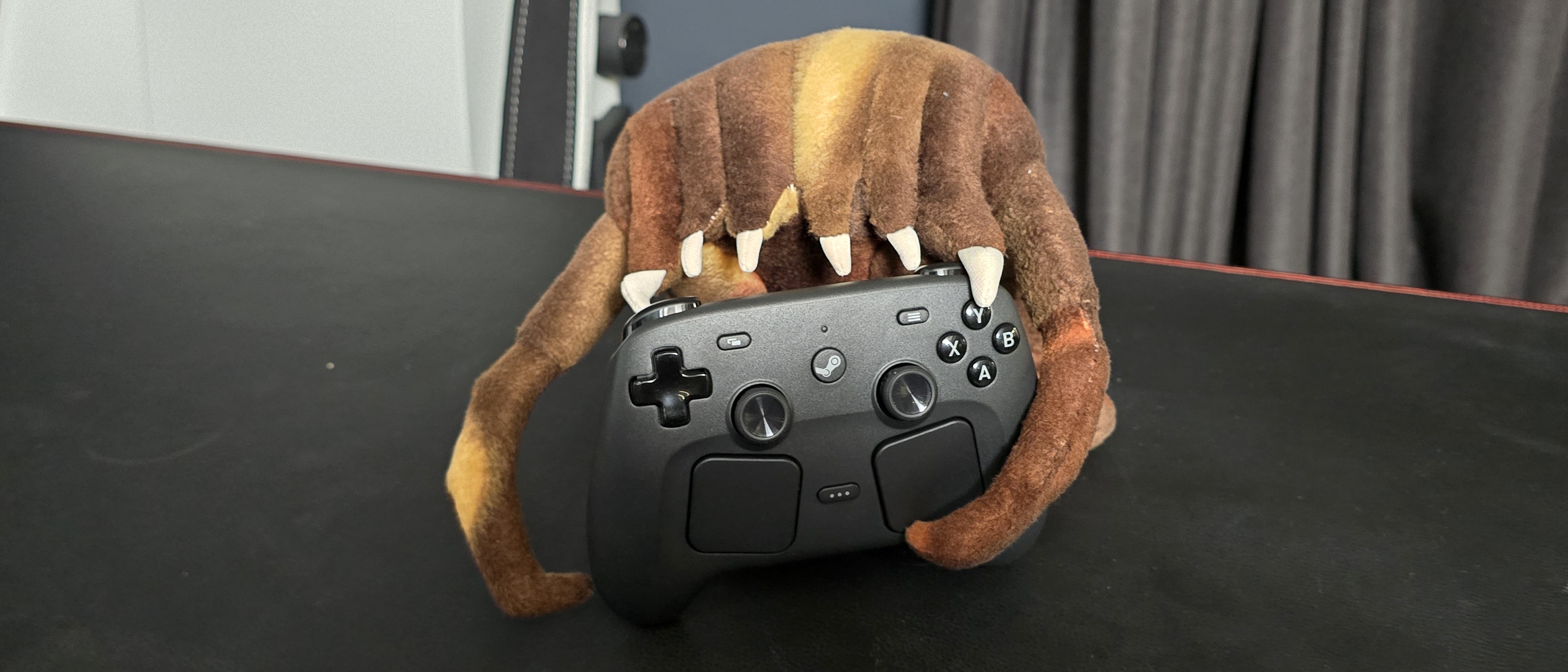 Valve Steam Controller (2026) on gamer desk