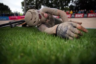 Paris Roubaix 2021 -118th Edition - Denain - Roubaix 257,7 km - 03/10/2021 - Sonny Colbrelli (ITA - Bahrain Victorious) - photo Etienne Garnier/BettiniPhotoÂ©2021.
