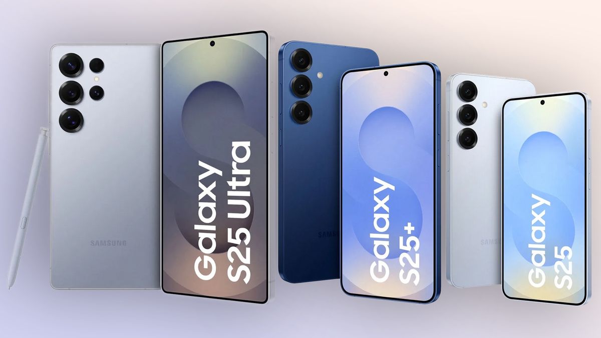 Leaked renders of Galaxy S25 series.