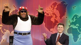 Keenan Thompson and Colin Jost on Saturday Night Live
