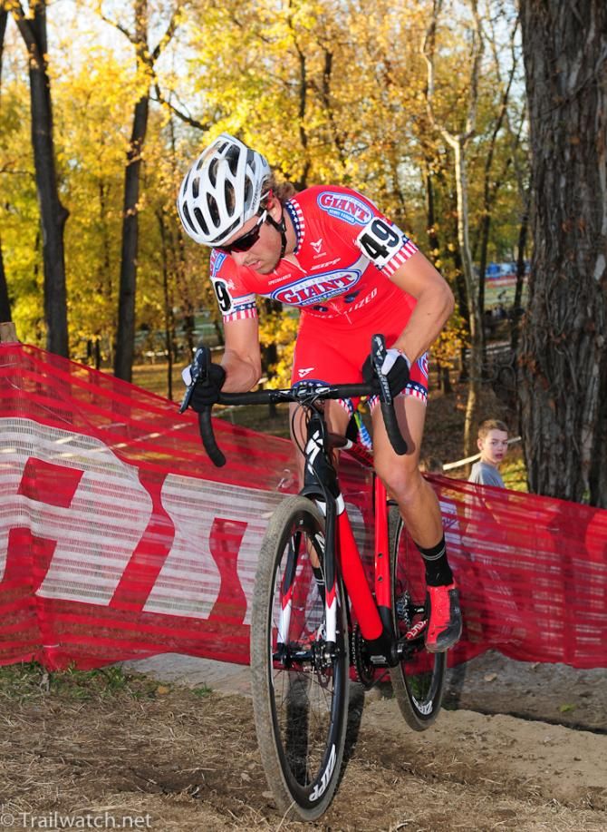 Cody Kaiser (Cal Giant Berry Farms/ Specialized) was one of the few who could ride the steps