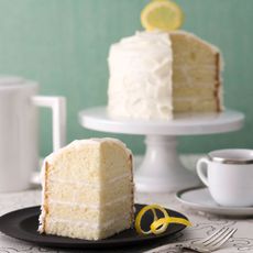 Lemon sorbet tiny cake photo