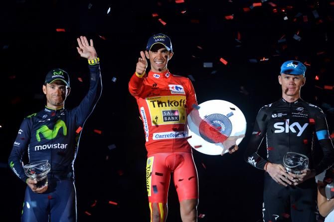 Alberto Contador (Tinkoff-Saxo) winner of the 2014 Vuelta a Espa&ntilde;a