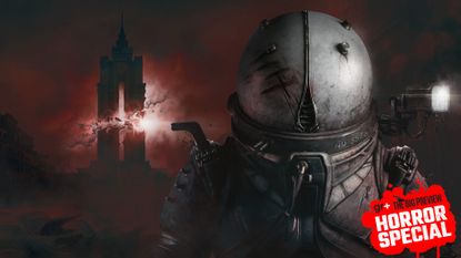 Cronos: The New Dawn hero art with the GamesRadar+ Big Preview Horror Special badge branding