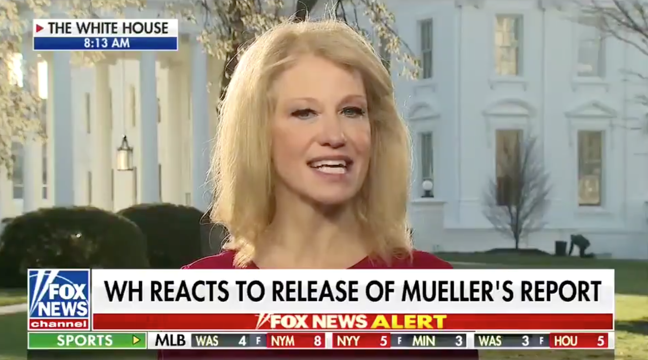 Kellyanne on Fox News.