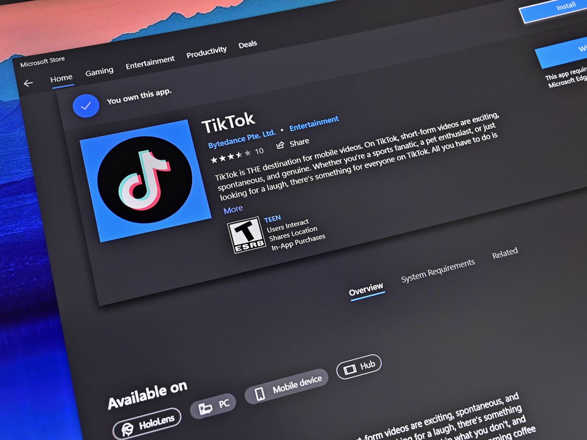 TikTok arrives on Windows 10 and Windows 11 as a Progressive Web App in