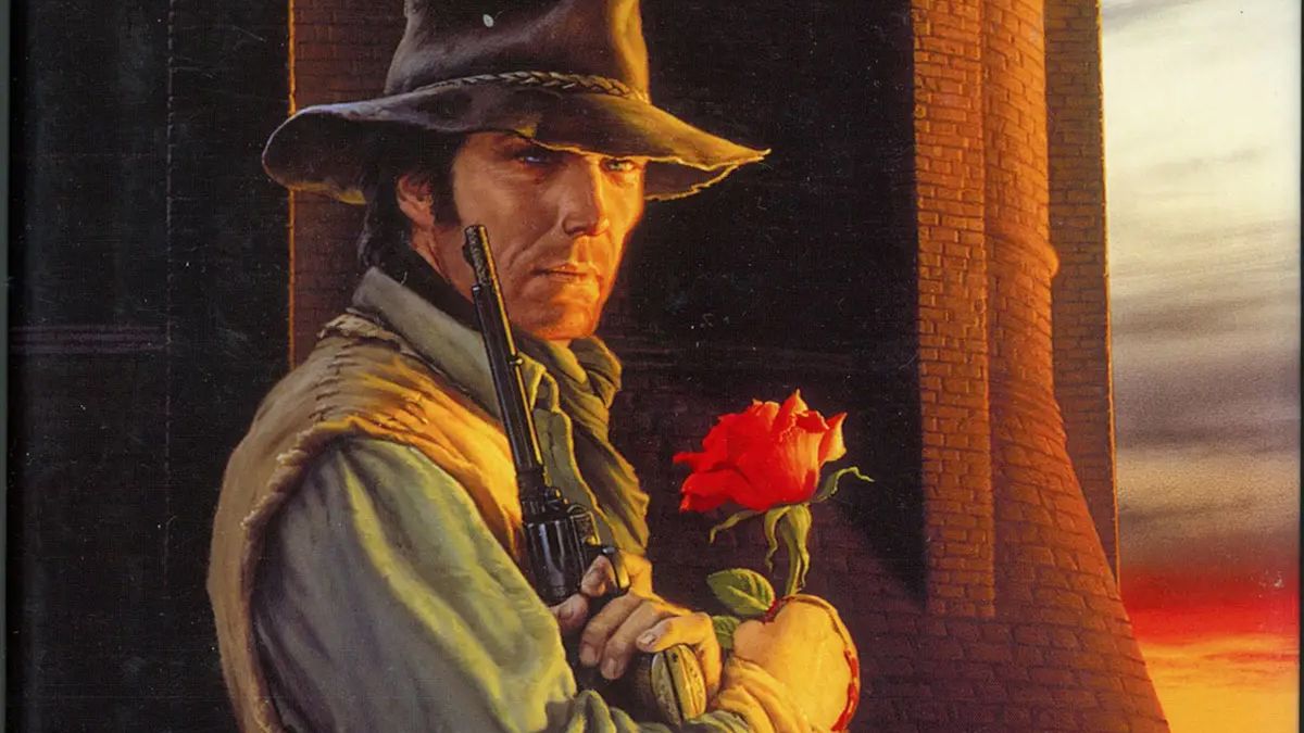 Roland Deschain on cover of The Dark Tower