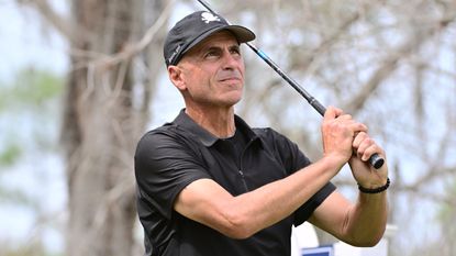 Rocco Mediate takes a shot at the Chubb Classic