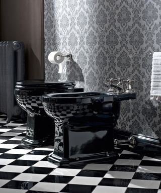 Stand Bidet "Neoclassica" schwarz, Retrobad