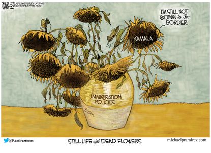 Kamala's dead flowers