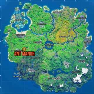 Fortnite Ant Manor location map