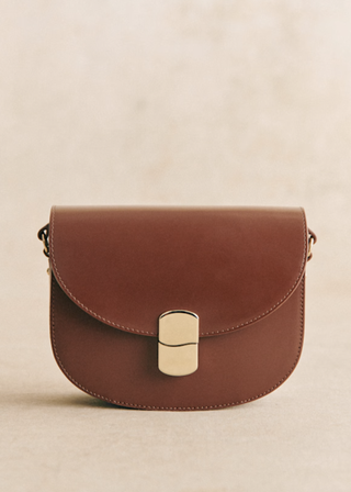 The Tote - Patent Mahogany - Bovine Leather - Sézane