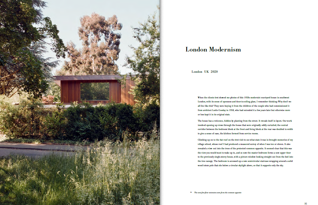 spread from Quiet Spaces by William Smalley