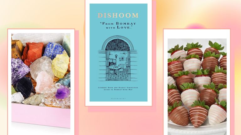 product shots of three of My Imperfect Life's Last minute Mother's Day gifts in rectangle templates on a yellow and pink ombré background