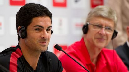 Mikel Arteta Arsene Wenger Arsenal manager