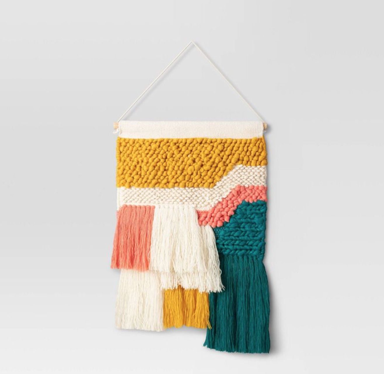 Seni dinding tenunan tangan dengan ambang batas