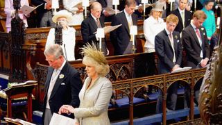 King Charles and Queen Camilla attend the Service of Prayer and Dedication following their marriage at The Guildhall