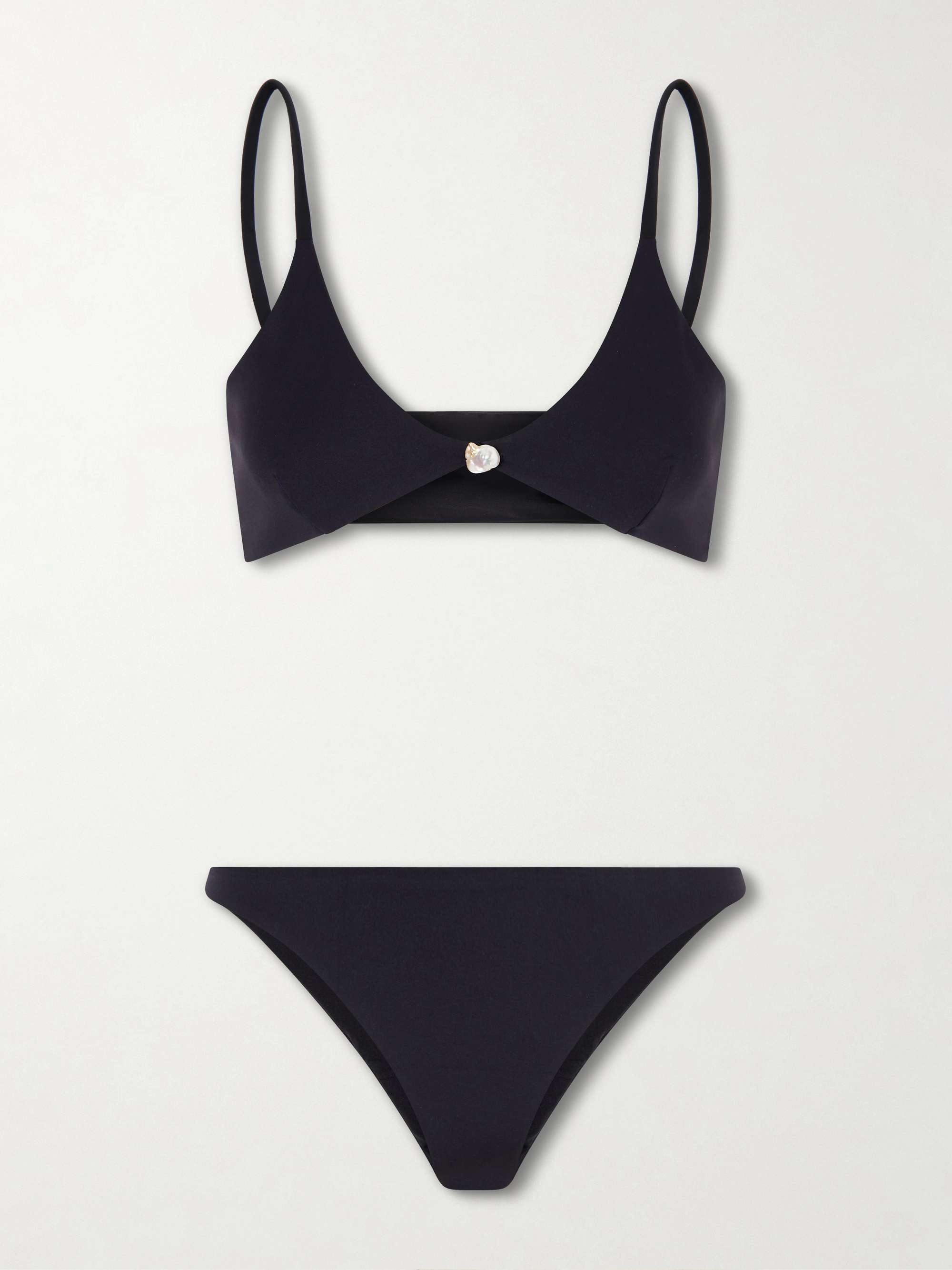 Luna Pearl-Embellished Bikini