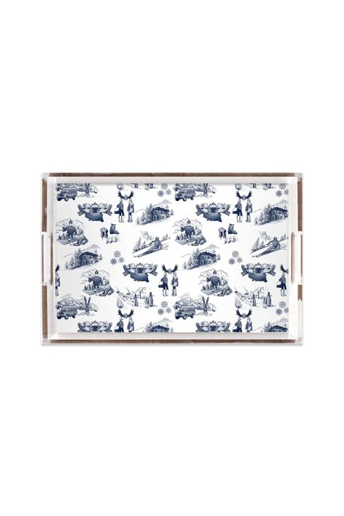 Apr&egrave;s Ski Toile Lucite Tray