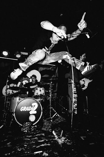 Clobber performing on stage