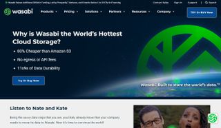 Wasabi storage - Wasabi's homepage