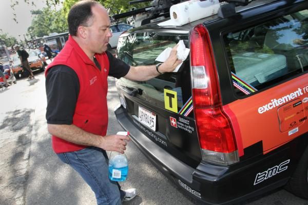Mechanic Rich Sangalli has been with Team BMC since its inception four seasons ago. After the Tour of California ends, he will head to the Giro to supplement staff there in the final week of competition.