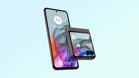 motorola razr 50s render in gray