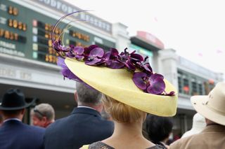 kentucky derby purple hat