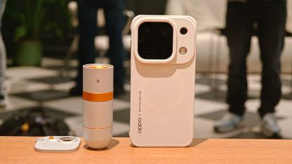 Oppo Find X10 Pro Max in Lunar White with Teleconverter Kit