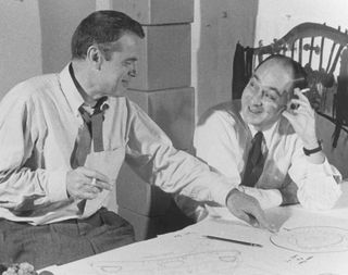 Charles Eames and George Nelson in conversation