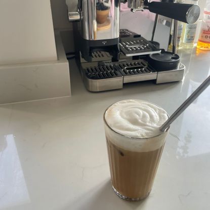 Ninja Luxe Cafe Pro with iced coffee 