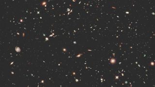 The Hubble Ultra Deep Field was used to search for dark stars in the early universe.