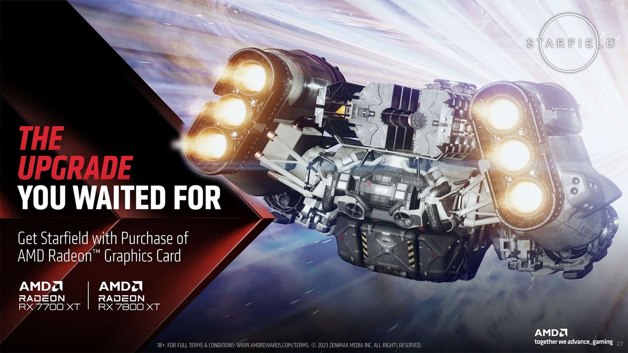 AMD RX 7800 XT 7700 XT Gamescom materials