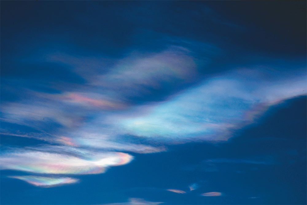 polar clouds in stratosphere