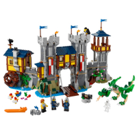 Lego Medieval Castle | $99.99 at Lego
Want a great starting point for your Lego D&amp;D builds? We'd recommend this one. Although it's a bit smaller than the Lion Knights' Castle, it's much more affordable, can be built into multiple variants (including a tower and marketplace), and is still crammed with a fantasy flavor. Better yet, it comes with two knights, a blacksmith, a skeleton, and an actual dragon. You can easily create a fun encounter with just this set.

UK price: £89.99 at Lego