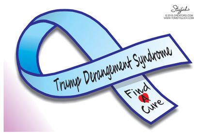 Political Cartoon U.S. Trump derangement syndrome cure