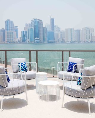 Terrace with far-reaching views at Al Rawi, Sharjah