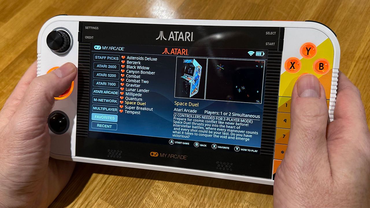MyArcade Atari Gamestation Go gaming