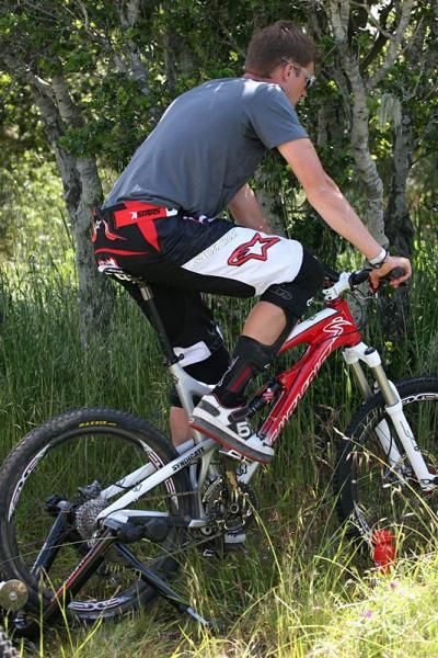 Greg Minnaar's bike was stolen on May 18, 2010.