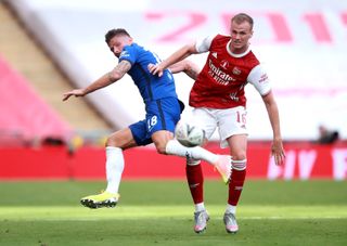 Rob Holding started the FA Cup final