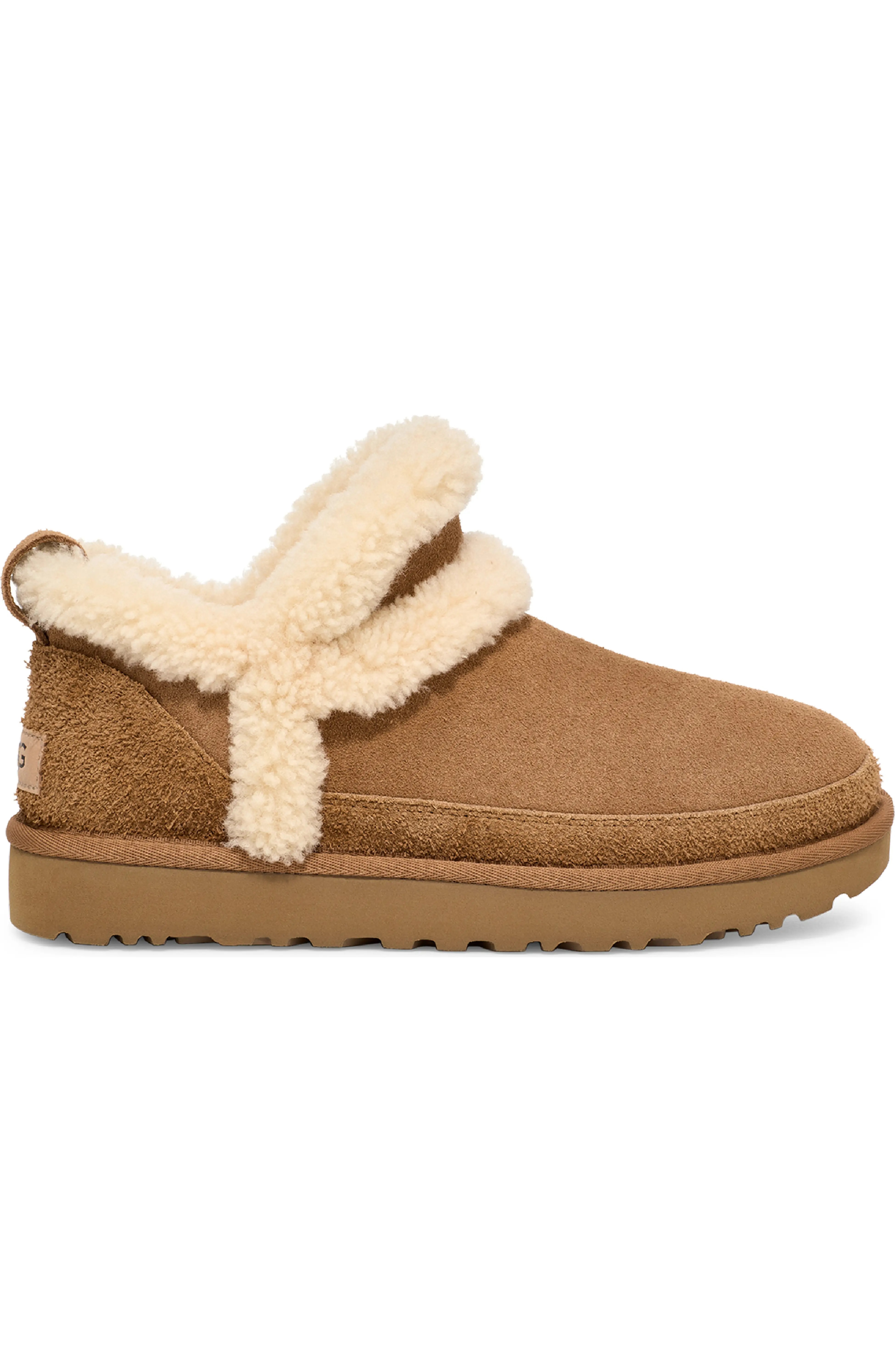 Classic Ultra Mini Spillseam Genuine Shearling Bootie