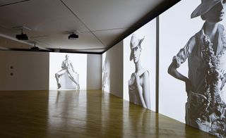 Installation image of 'Jil Sander Present Tense'.