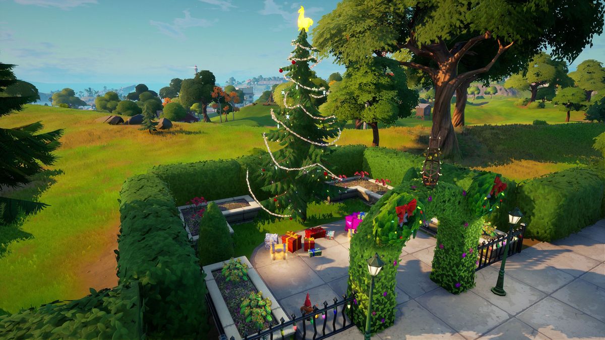 Fortnite Holiday Trees locations Where to dance at different Holiday