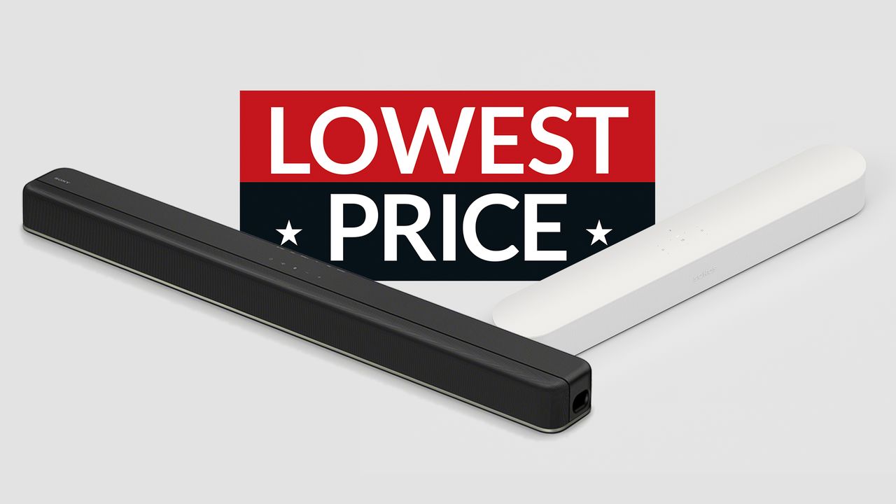 Best cheap Soundbar deals 2022, two soundbars sit on a white surface